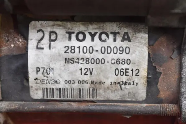 Starter OEM 28100-0D090 voor Toyota Avensis T25 1.6 VVTi image 9