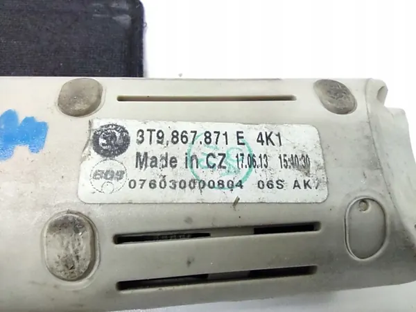 OEM 3T9867871E Beige Kofferraumrollo Skoda Superb II image 10