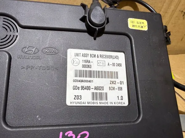 Module BCM HYUNDAI I30 II OEM 95400-A6020 image 4