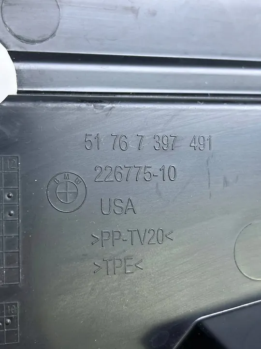 Vedação de para-lama dianteiro esquerdo BMW X3 G01 7397491 image 5