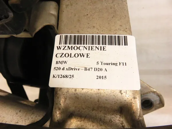 Viga do para-choques dianteiro OEM BELKA ZDERZAKA BMW 5 F10/F11 image 8