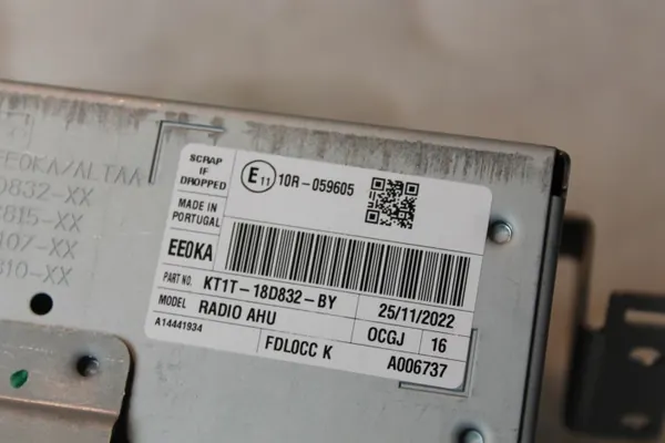 Radio Navegador Ford Transit Connect MK2 OEM KT1T-18D832-BY image 3