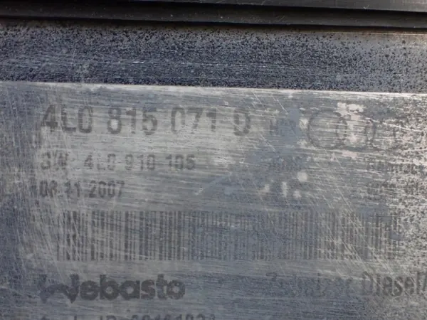 Webasto-lämmitys OEM 4L0815071D Audi Q7 4L:lle image 6