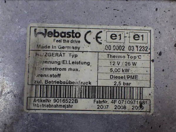 Webasto-lämmitys OEM 4L0815071D Audi Q7 4L:lle image 8