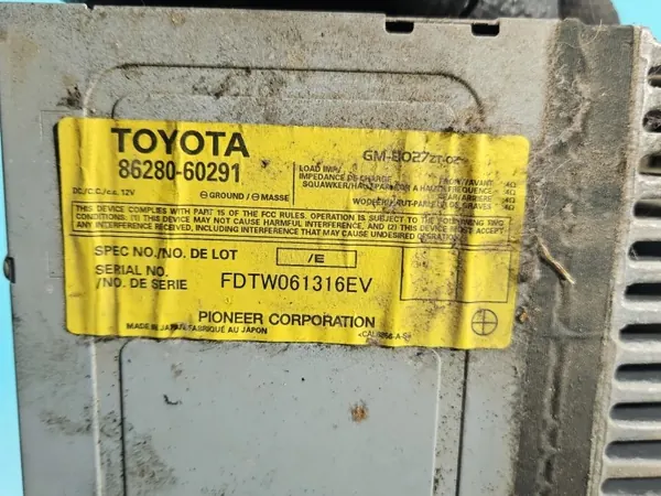 Amplificateur Toyota Land Cruiser 120 J120 OEM 86280-60291 image 9