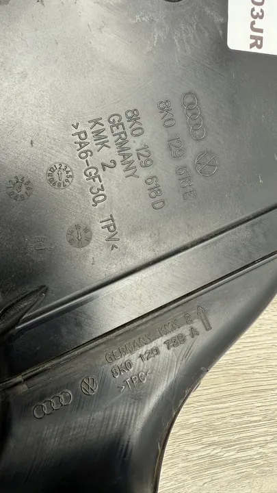 Rechthoekige luchtgeleider Audi A4 B8 A5 8T 8K0129618E image 3