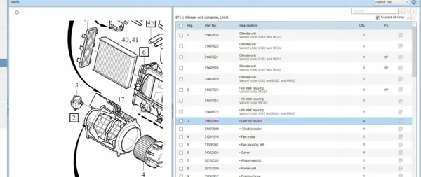 EGP0031 luftflödesventilmotor för Volvo V60 2.0L image 6