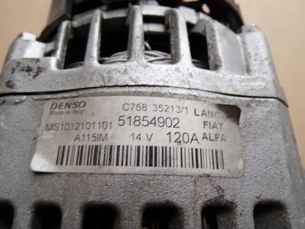 OPEL COMBO D ALTERNATOR 51854902 image 4