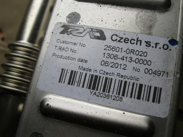 Refroidisseur d'échappement usagé Toyota Avensis 2.2 D image 3