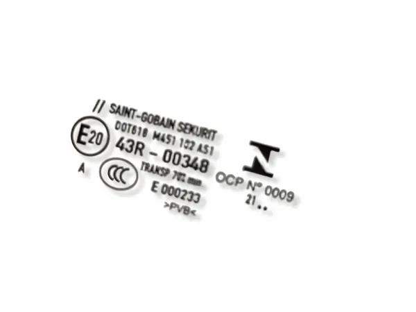 Porsche Macan framruta OEM DBL69 - Begagnad image 3