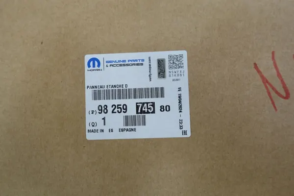 Ljudisolering skum OEM 982597458 höger bakdörr image 3