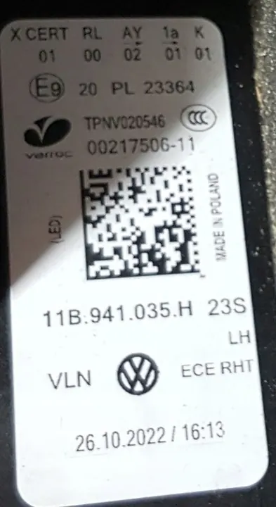 Vasen etuvalaisin VW ID4 Full LED image 6