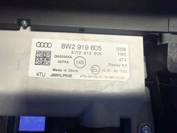 Écran de navigation Audi A4 A5 OEM 8W2919605 8.2" image 6