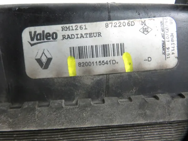 Radiador de agua Renault Scenic II 1.6 16V 8200115541D image 5