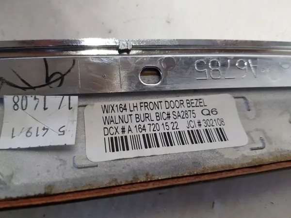 OEM A1647201622DDD Garniture Bois Avant & Arrière image 8