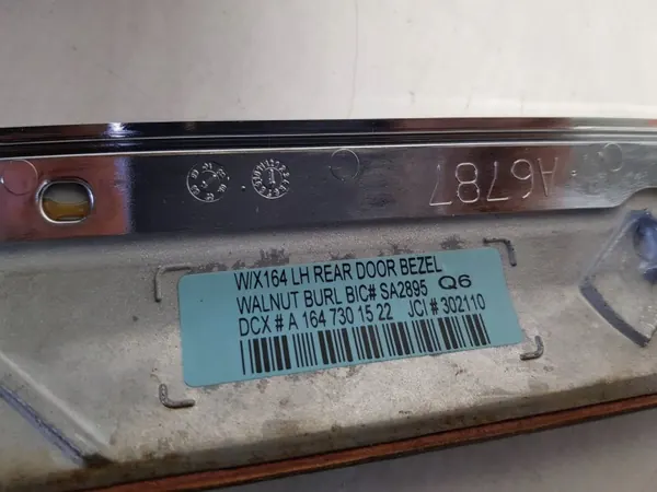 OEM A1647201622DDD Garniture Bois Avant & Arrière image 9