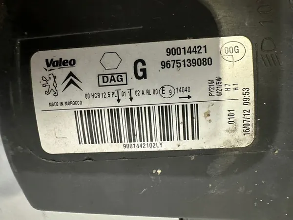 PEUGEOT 301 Faro Izquierdo 9675139080 image 9