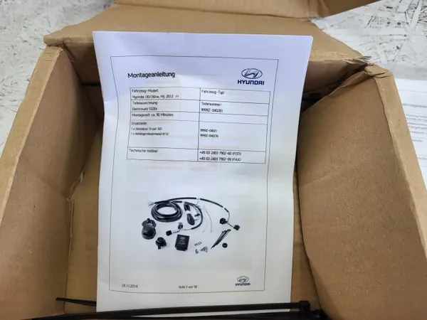 Kit Cableado Barra Remolque Hyundai OEM 9999Z040281 image 5