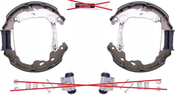 Conjunto de sapatas de freio Hella 8DB image 2