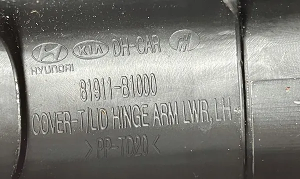 OEM 81911-B1000 Vasen saranakansi Genesis G80 image 3