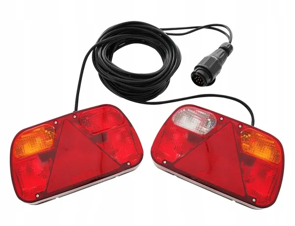 Luzes traseiras reboque + chicote 7m 13PIN image 2
