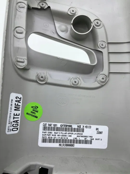 Mercedes GLB W247 Linker bovenste pilaarbekleding OEM A2476903300 image 7