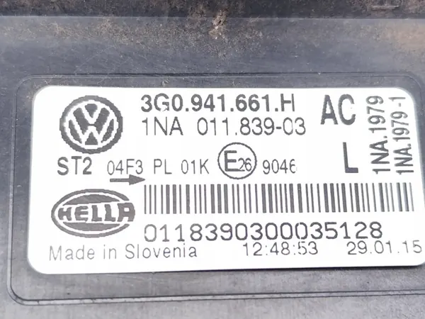 OEM 3G0941661H Sumuvalo etu vasen VW Passatille image 7