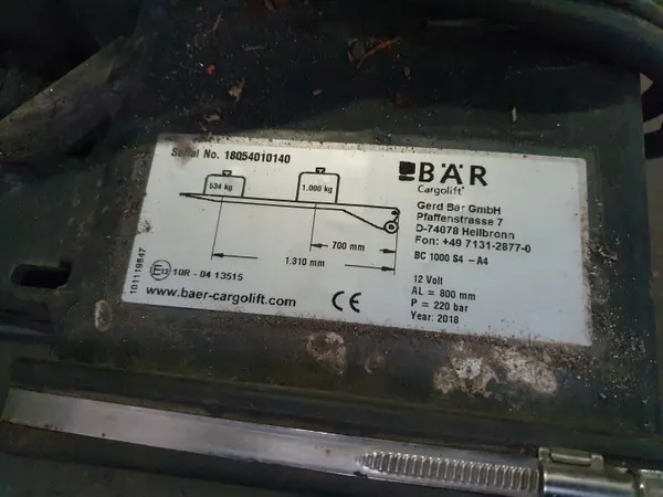 BAR BC 100 S4 - A4 Gebrauchter Autolift - OEM Teile image 7