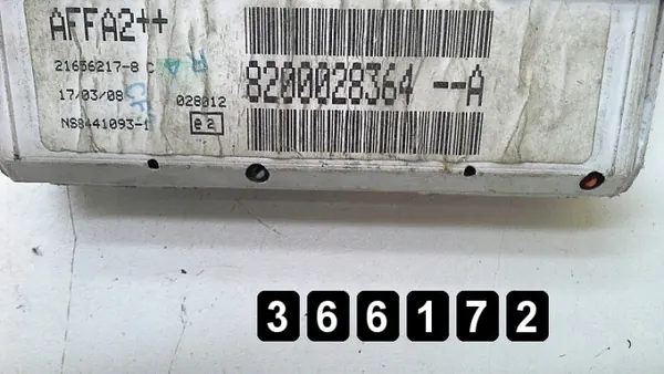 Renault Clio Display Bildschirm OEM AM-366172 Gebraucht image 4