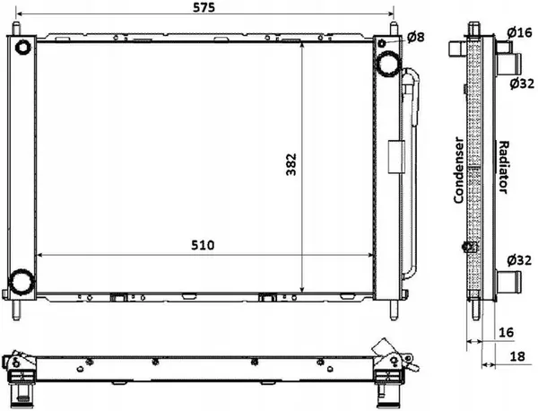 NRF 35886 Ilmastointikondensaattori image 2