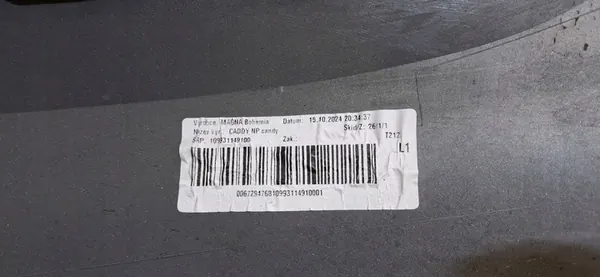 Paraurti anteriore Volkswagen Caddy 2K7 image 9