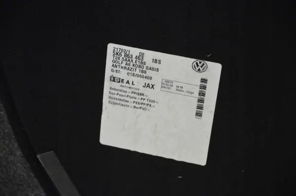 OEM 5K6863463 Alfombrilla maletero VW Golf VI R HB image 3