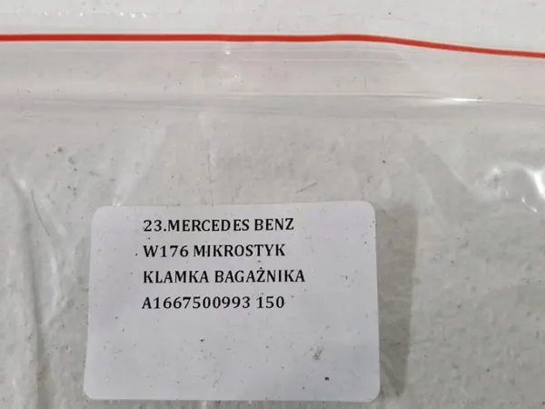Mercedes-Benz W176 Kofferraumgriff OEM A1667500993 image 9