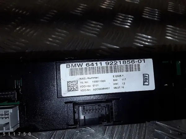 BMW klimaatregelmodule OEM 64119221856-01 image 4