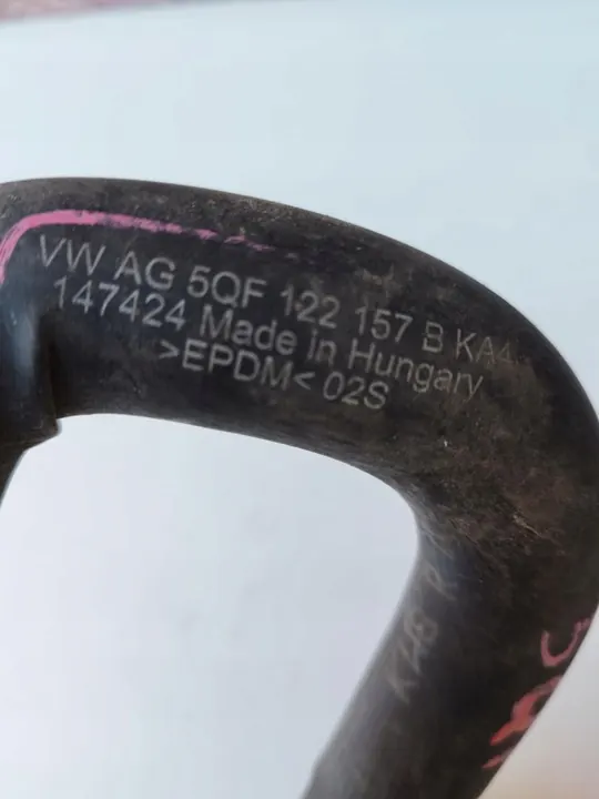 VW Audi Skoda Vesiputki Alkuperäinen OE 5QF122157B image 3