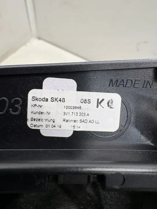 Pomo de cambios Skoda Superb III OEM 3V1713203A - Usado image 8