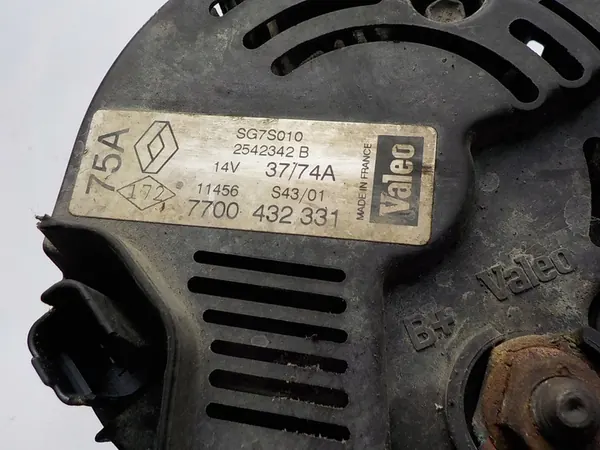 Vaihtovirtageneraattori Renault Thalia II 1.4 B OE 7700432331 image 2