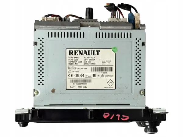 OEM 281152390R Radio Navigation Renault Clio IV avec Code image 5