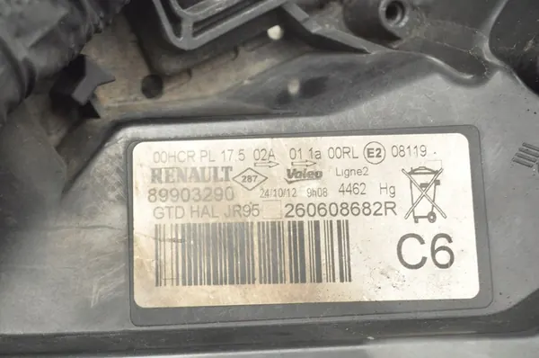 VASEN ETULAMPPU RENAULT GRAND SCENIC III 260608682R image 7