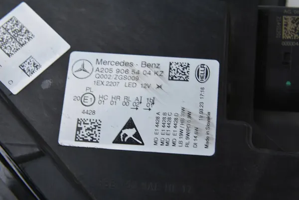 MERCEDES W205 LINKER VOOR LED HOOGPRESTATIE LAMP A2059065404 image 8
