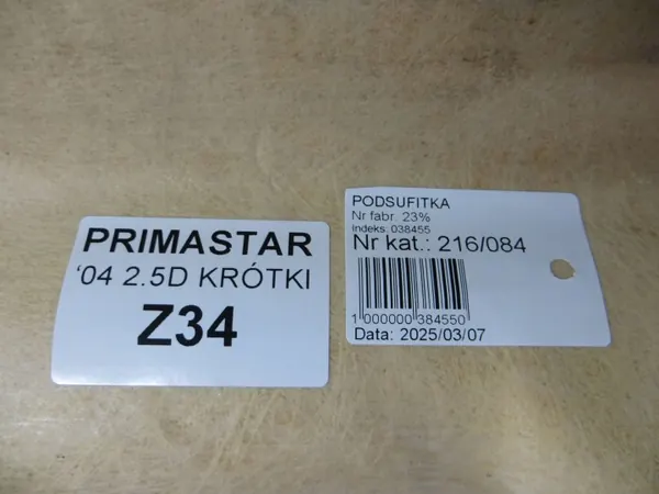 Plafonnier OEM 216/084 pour Trafic Vivaro II 2001-2014 image 5