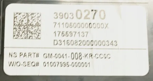 OPEL ASTRA K 1.6CDTI Mittaristo 39030270 image 4