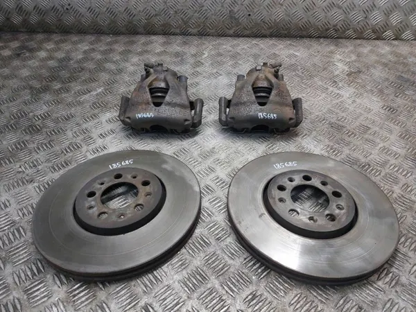 Discos e pinças de travão dianteiros OEM TARCZE 286MM image 2