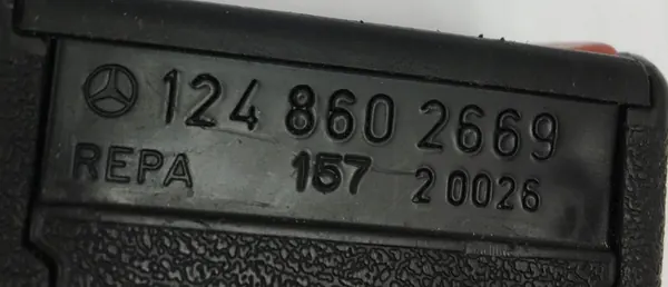 Hebilla de cinturón derecha OEM 1248602669 Mercedes W124 image 3