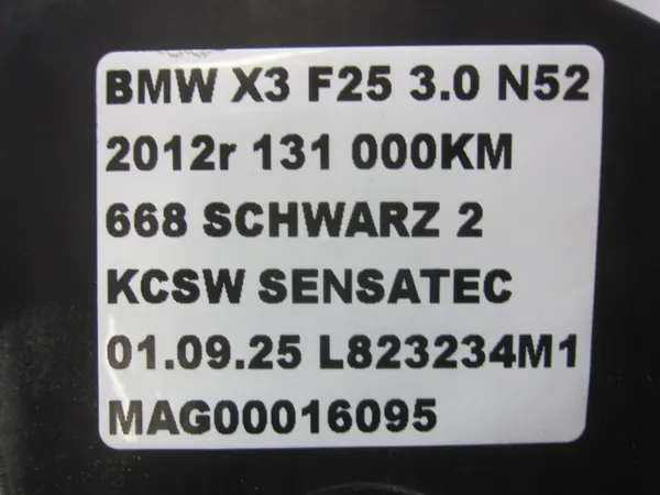 BMW X3 F25 Oikea jarrun ilmaputki OEM 7210486 image 8