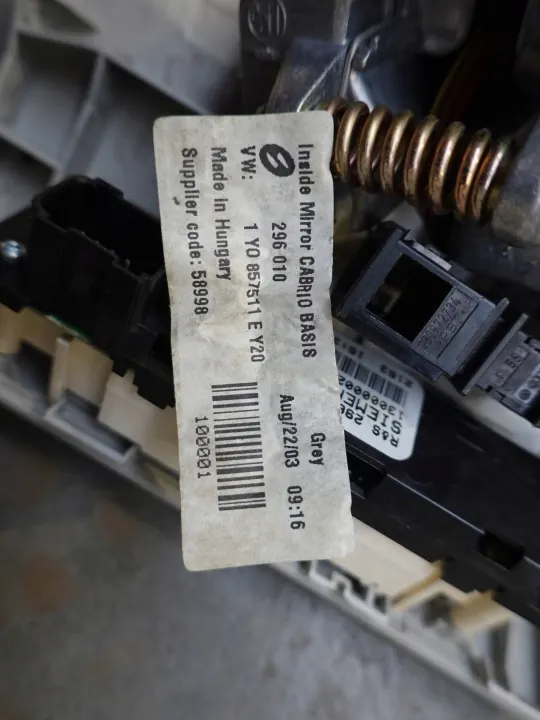 OEM 1Y0857511E VW Beetle Taustapeilin Kotelo image 5