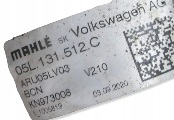 Refrigerador gases escape OEM 05L131512C Audi A3 image 4