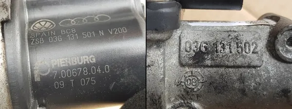 Kokonainen EGR-venttiili 1.9 TDI 105HV BLS VW Audi Seat Skoda - 03G131501N image 2