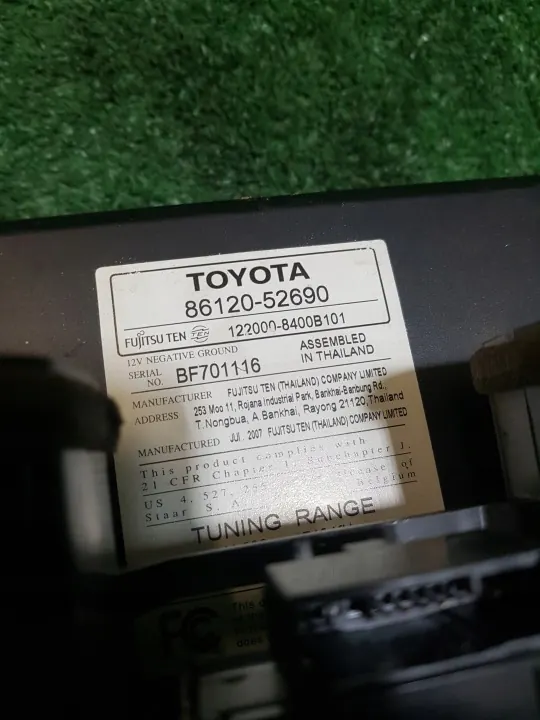 Toyota Yaris 2 fabriksradio OEM 86120-52690 image 3