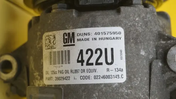 OEM 39029422 AC-kompressor för Opel Astra 1.4 Turbo image 6